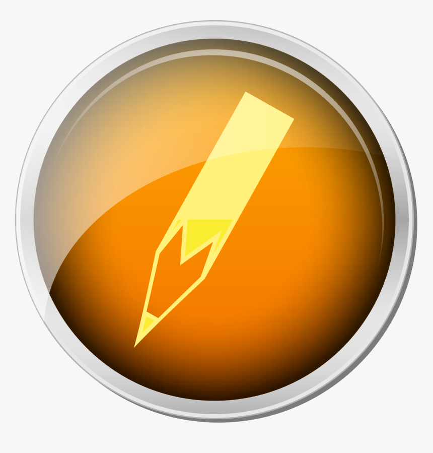 Edit Icon Orange, HD Png Download, Free Download