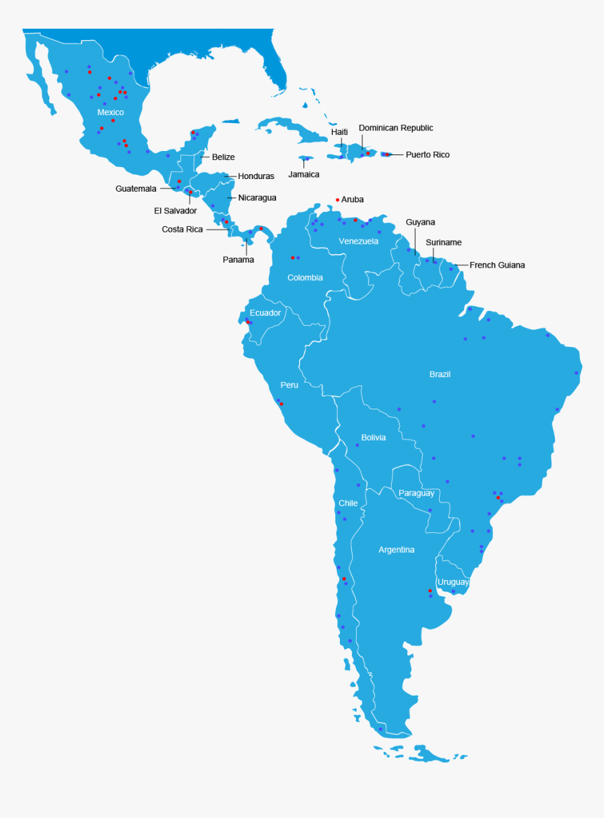 Map Of South America, Laptop Background - Latin America Svg, HD Png Download, Free Download