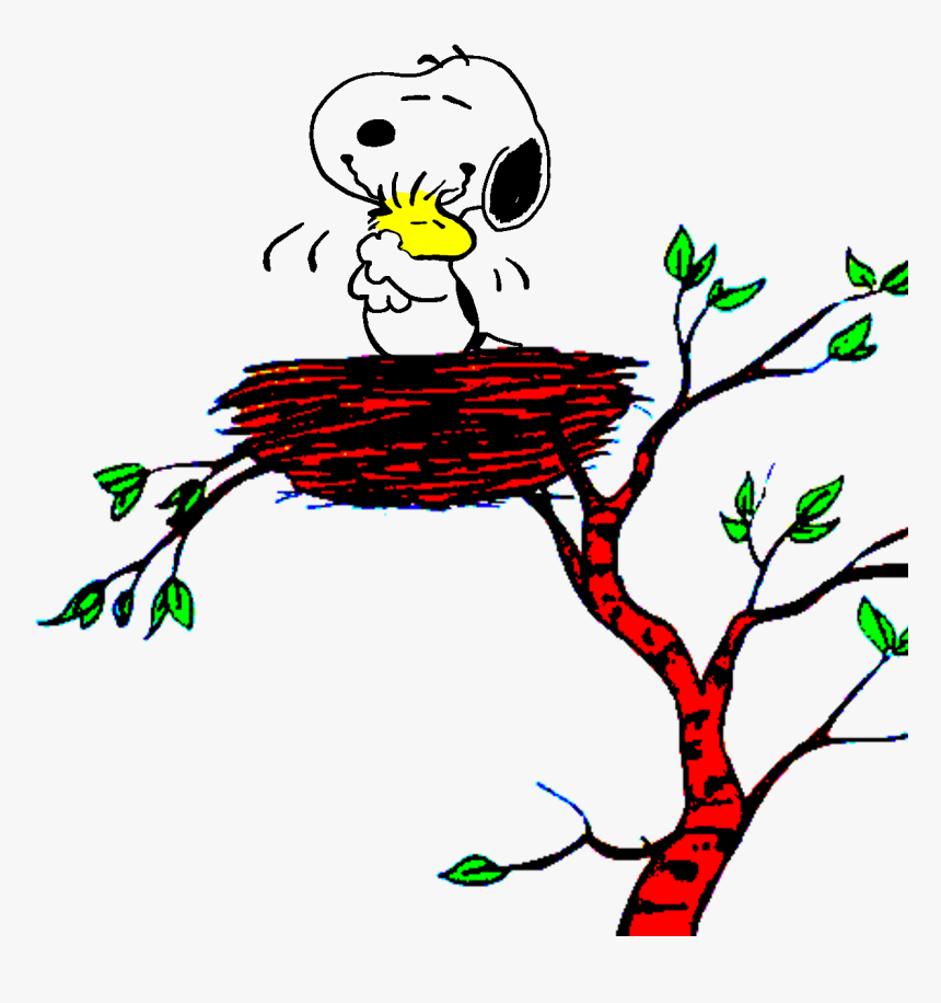 A Friend Always The House Become Snoopy Charlie Brown Woodstock Tree Hd Png Download Kindpng