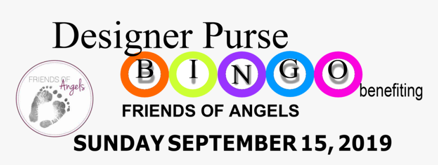 Friendsofangels Designer Purse Bingo 2019 Logo - Graphic Design, HD Png Download, Free Download