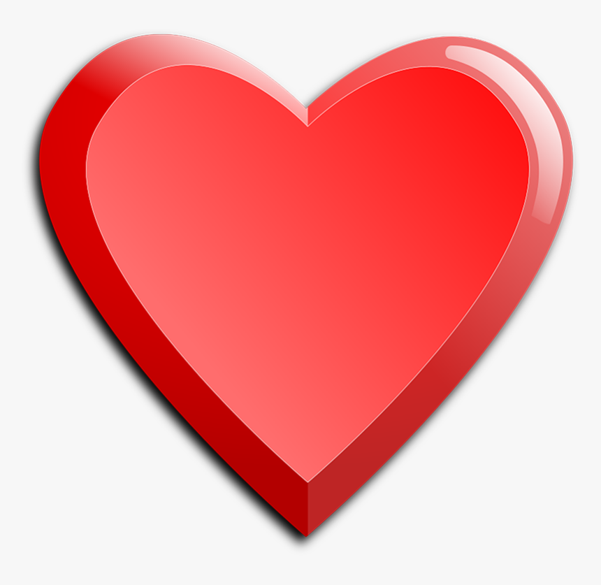 Big Bold Red Heart Clipart - Donate Button Heart, HD Png Download, Free Download