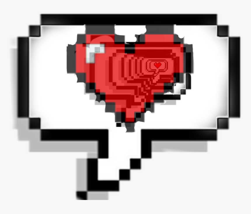 Transparent Minecraft Heart Png - Sticker Bts Picsart, Png Download, Free Download