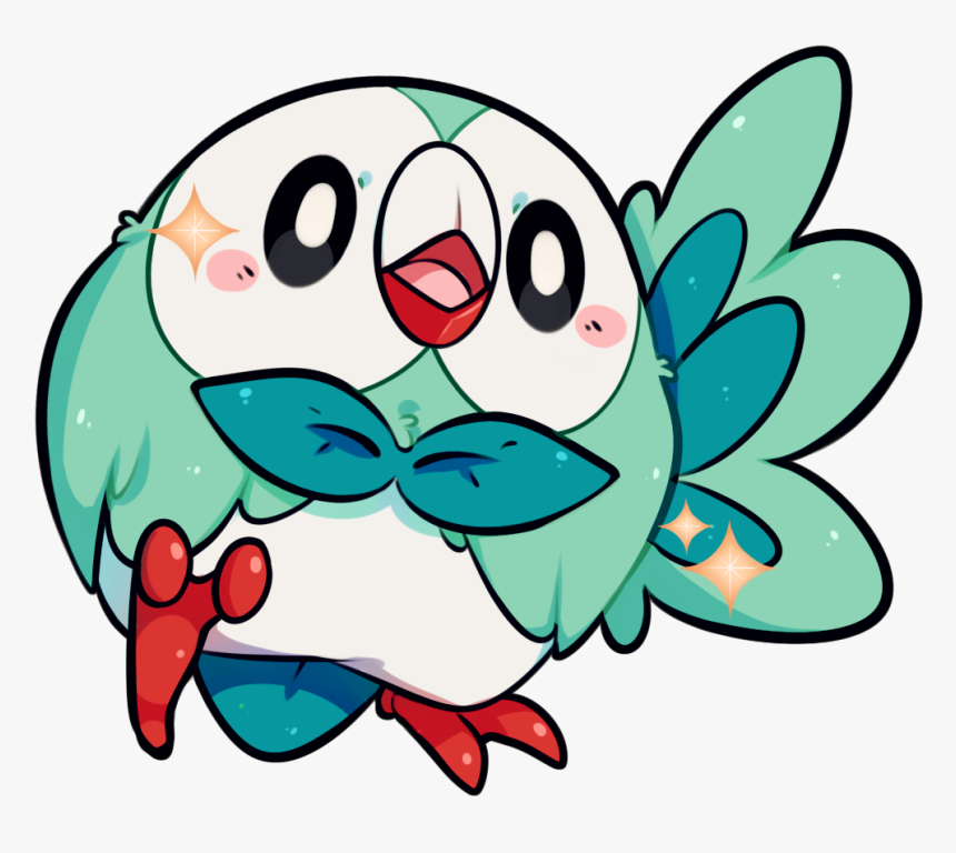 Shiny Rowlet Pokemon, HD Png Download, Free Download