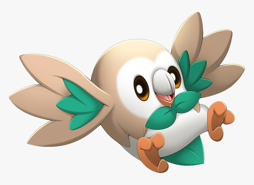 Rowlet Pokemon Png, Transparent Png, Free Download