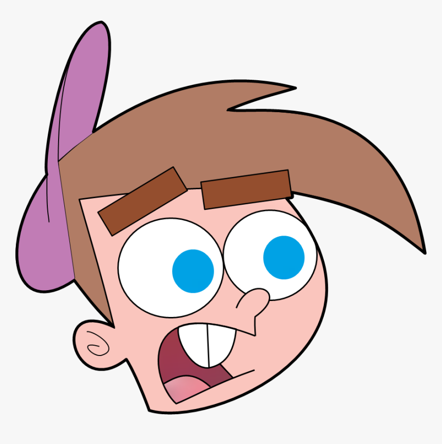 Timmy Turner"s Head Mouth Open By Jtgp-chromrea - Timmy Turner Without Buck Teeth, HD Png Download, Free Download