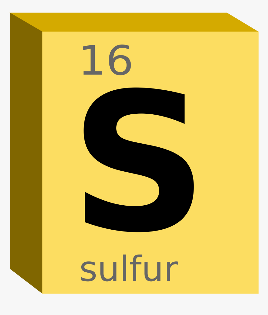 Sulfur Block- Chemistry - Sulfur Clipart, HD Png Download, Free Download