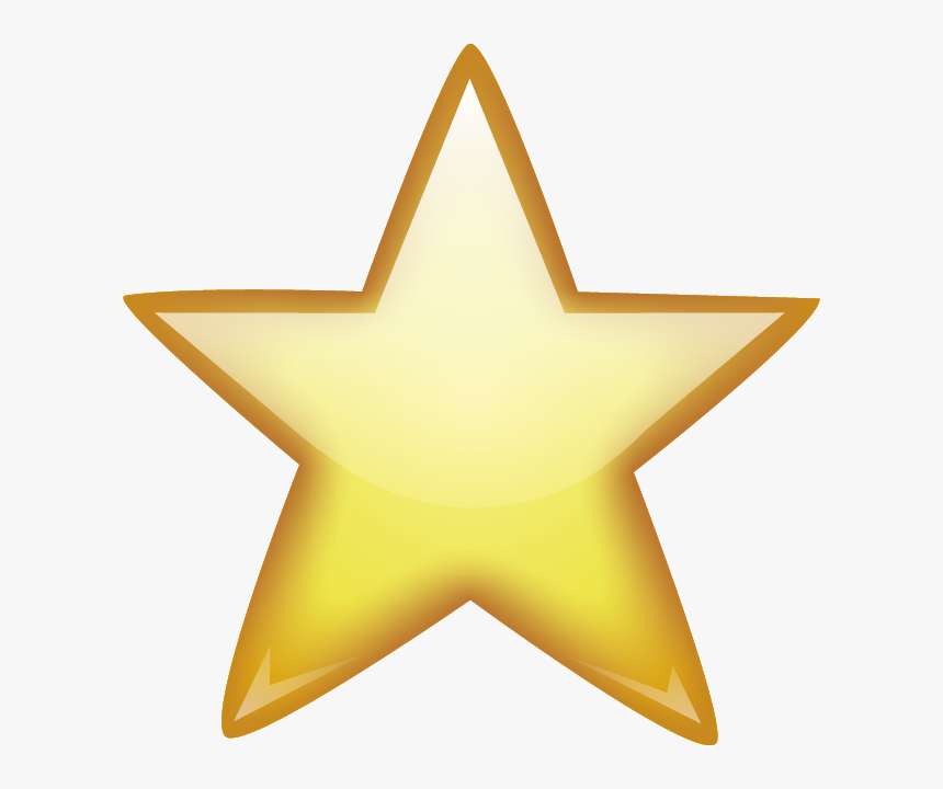 Transparent Background Star Emoji, HD Png Download, Free Download