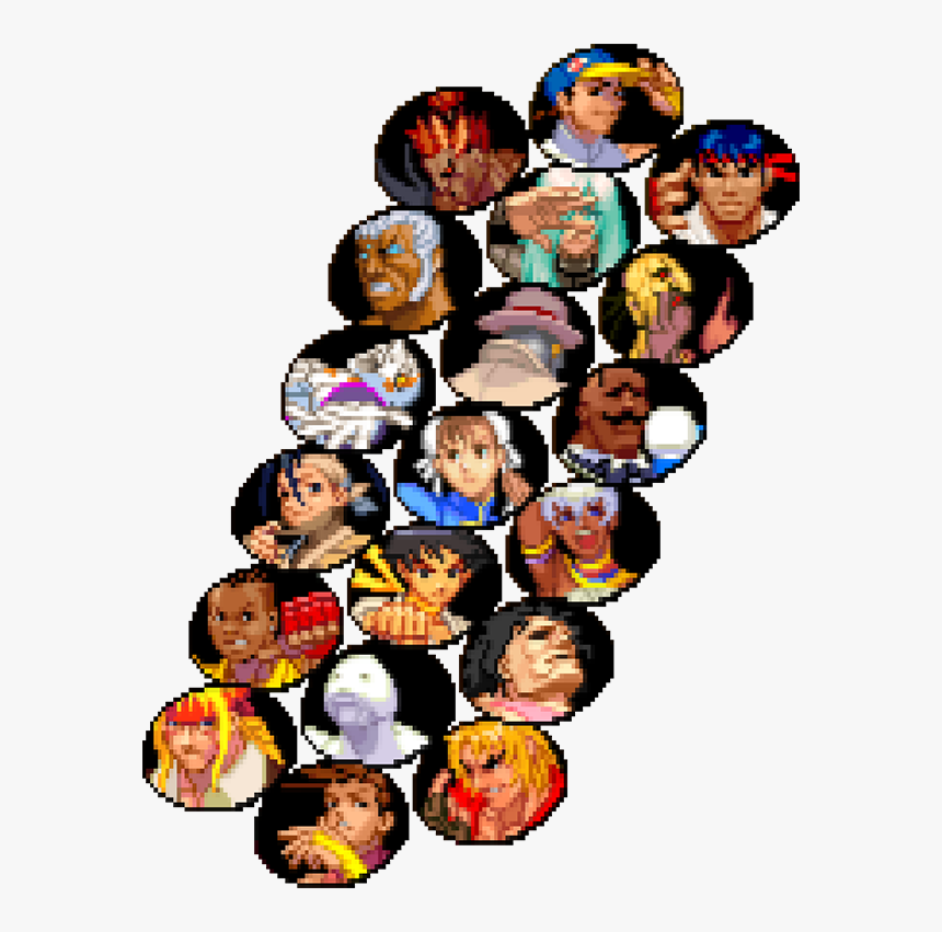Street Fighter 3 3rd Strike Character Select, HD Png Download, Free Download