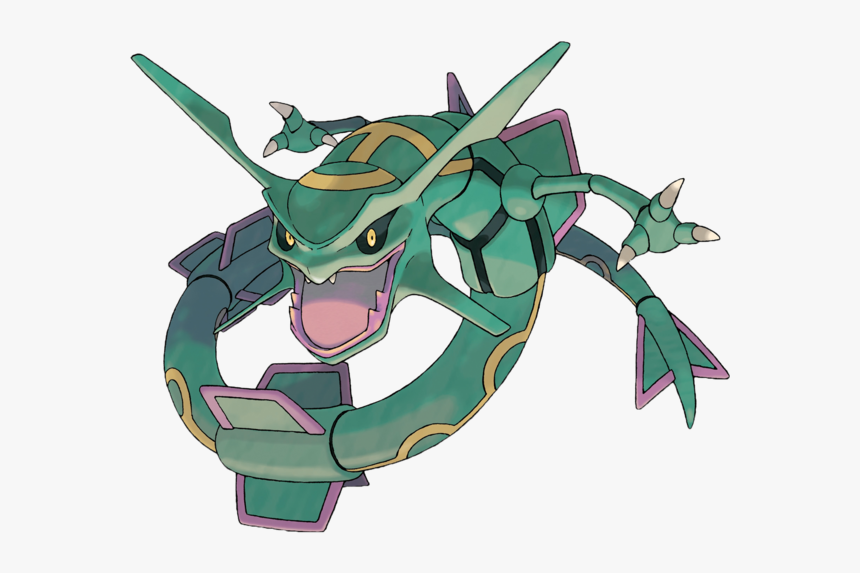 600px-384rayquaza E - Pokemon Emerald, HD Png Download, Free Download