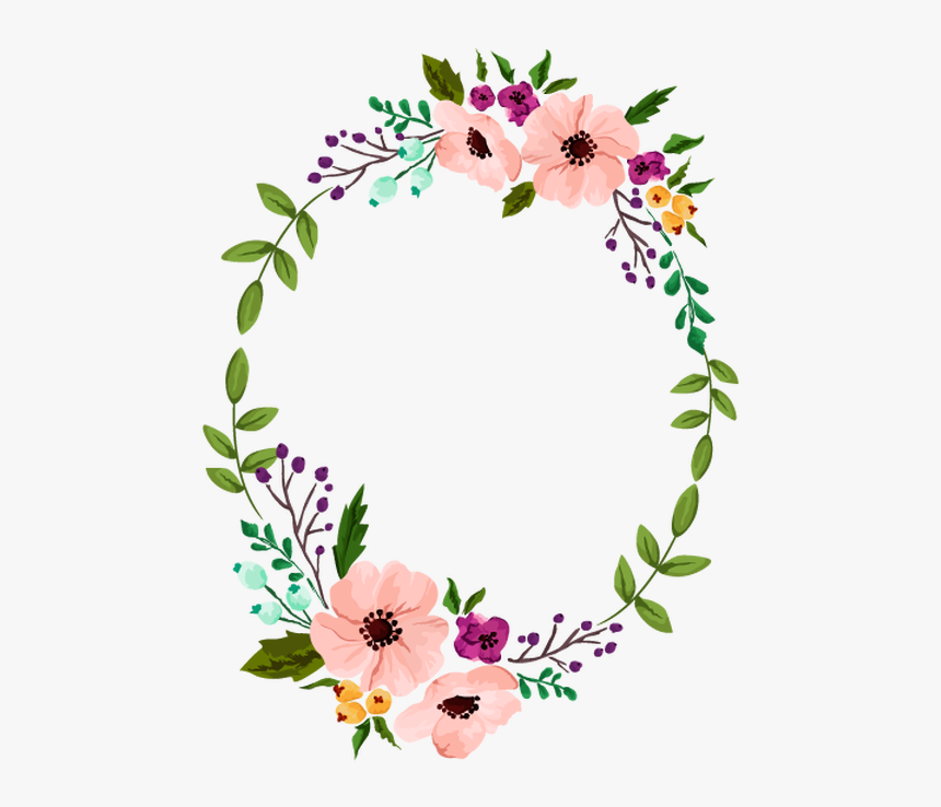 Transparent Background Flower Wreath, HD Png Download, Free Download