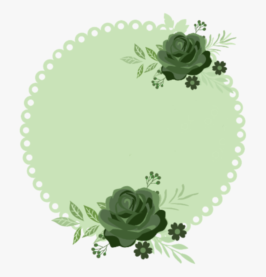 #pattern #template #background #green #flower #circle - Circle Green