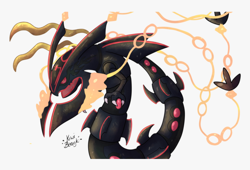 How to Draw Mega Rayquaza from Pokemon – Draw with Richie