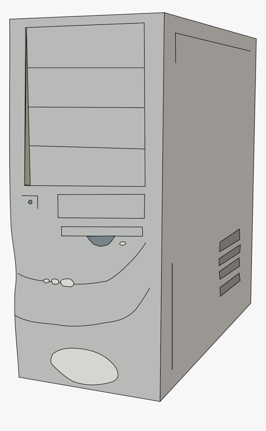 Transparent Case Clipart - Old Computer Case Png, Png Download, Free Download