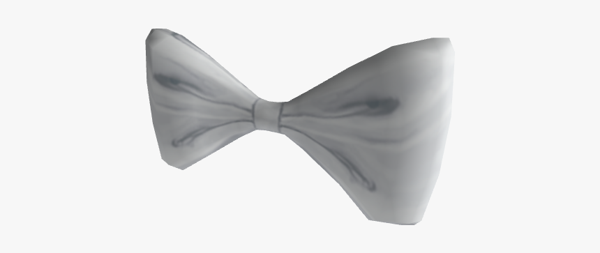 Fancy White Bow Tie - Satin, HD Png Download, Free Download