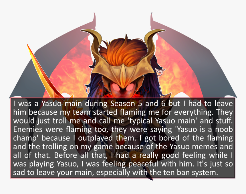 I Was A Yasuo Main During Season 5 And 6 But I Had - Lol Nightbringer Yasuo Transparent, HD Png Download, Free Download