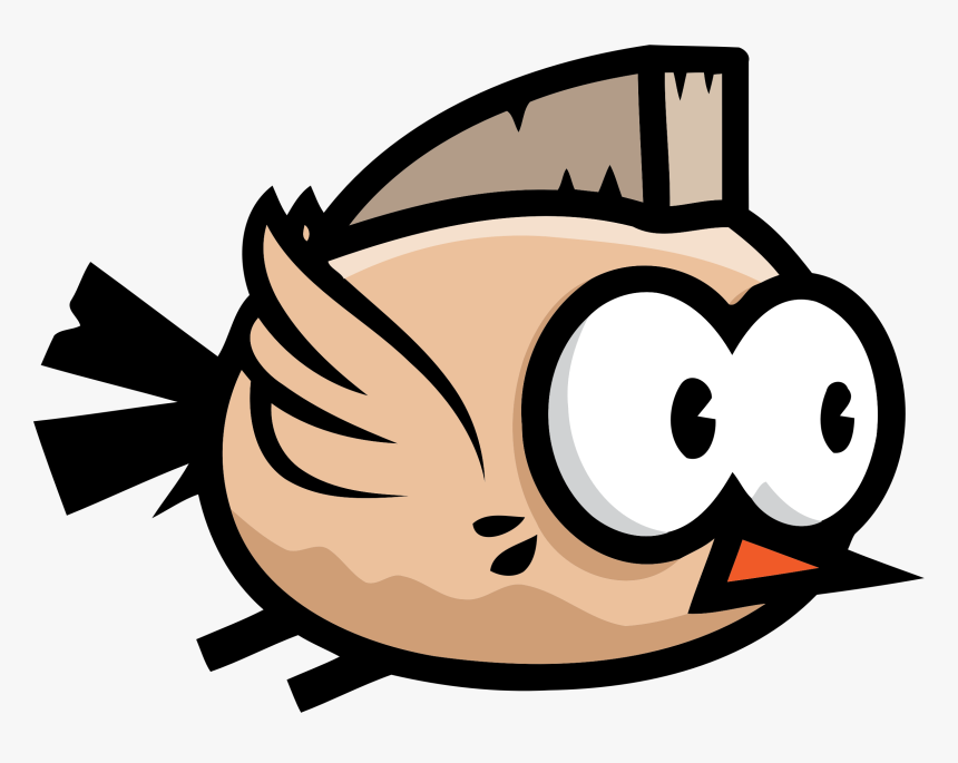 Flying Bird 9 Clip Arts - Flappy Bird Image Png, Transparent Png, Free Download