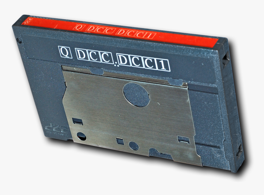 Digital Compact Cassette Rear - Dcc Cassette, HD Png Download, Free Download