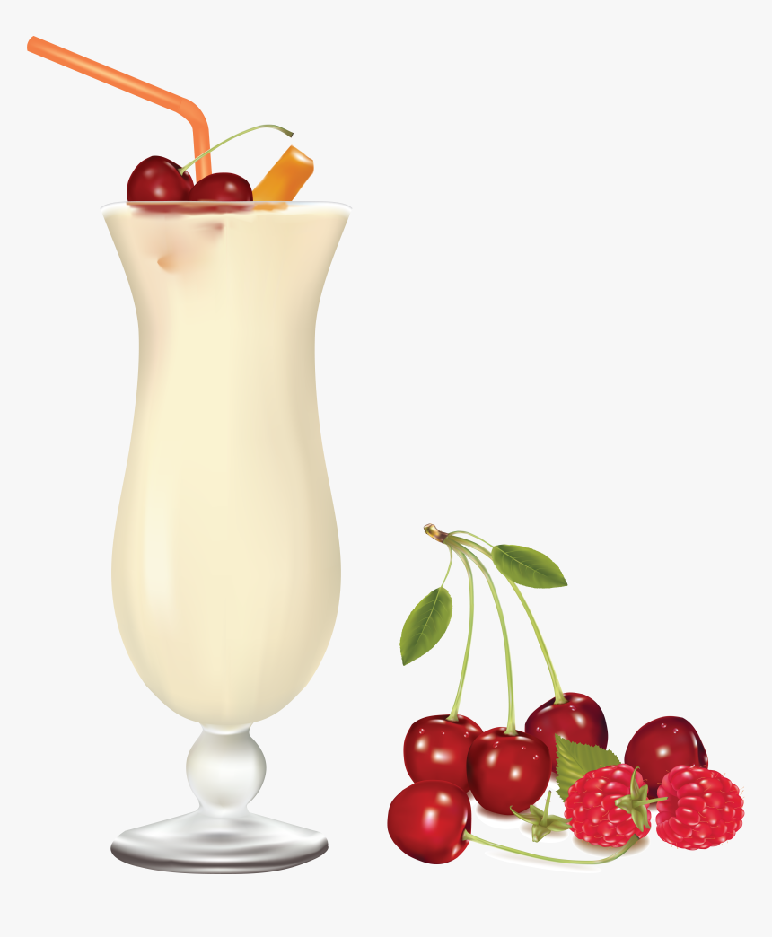 Transparent Pina Colada Clipart , Png Download - Cherries And Raspberries, Png Download, Free Download