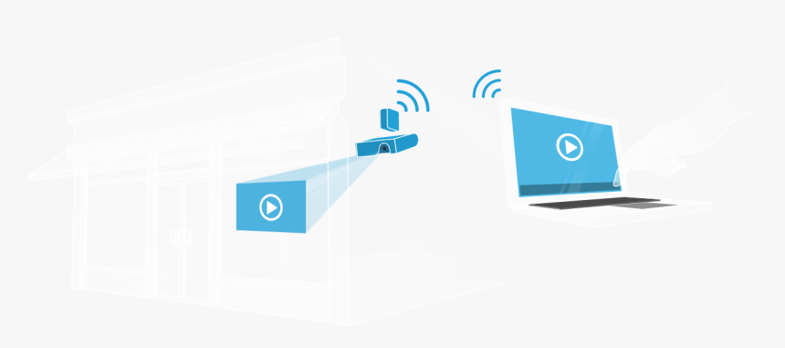 How Glass-media Projection Displays Work - Glass Media, HD Png Download, Free Download