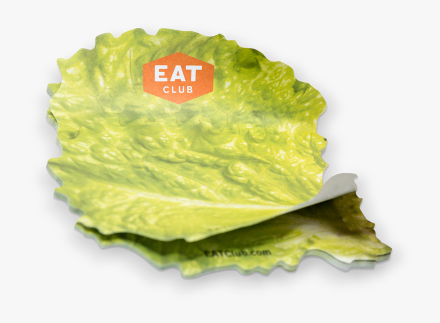 Custom Shaped Sticky Notes - Lettuce, HD Png Download, Free Download