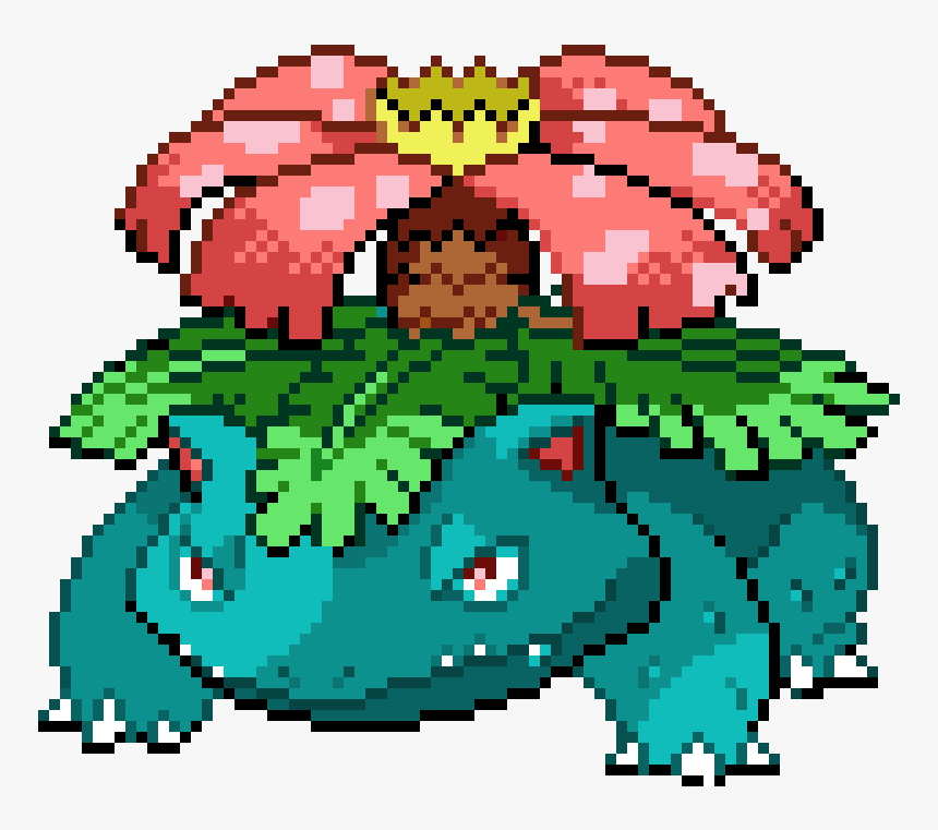 Pokemon Pixel Art Venusaur, HD Png Download, Free Download