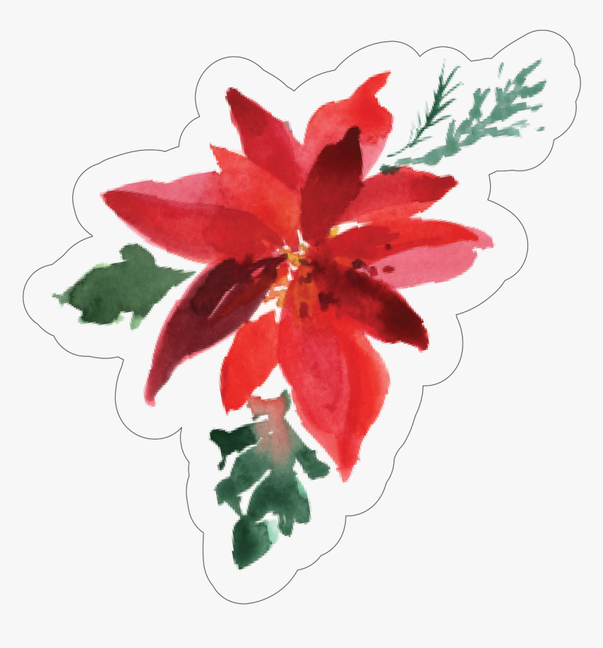 Poinsettia Print & Cut File - Lily, HD Png Download, Free Download