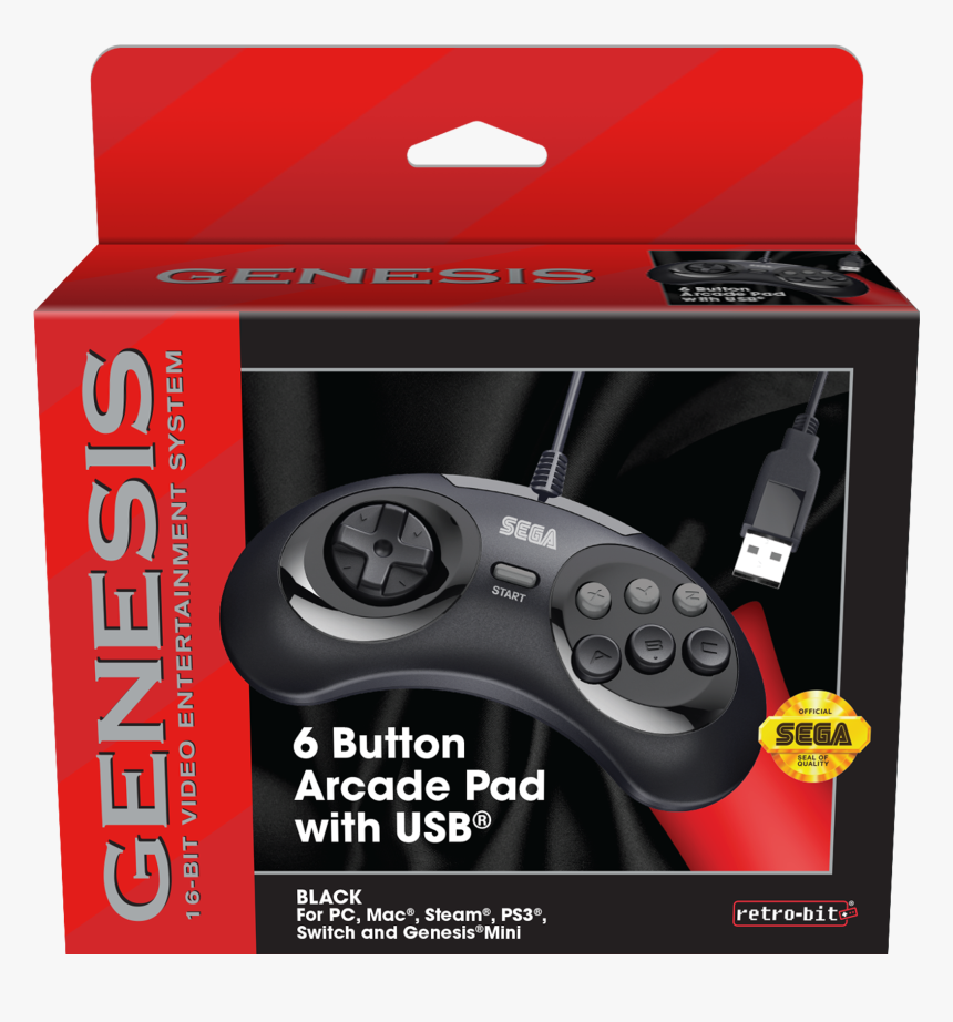 Sega Genesis Mini Controller, HD Png Download, Free Download