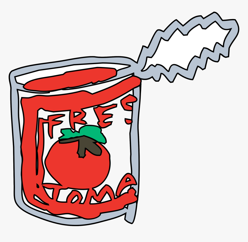 Can Big Image Png - Can Of Tomato Cartoon, Transparent Png, Free Download