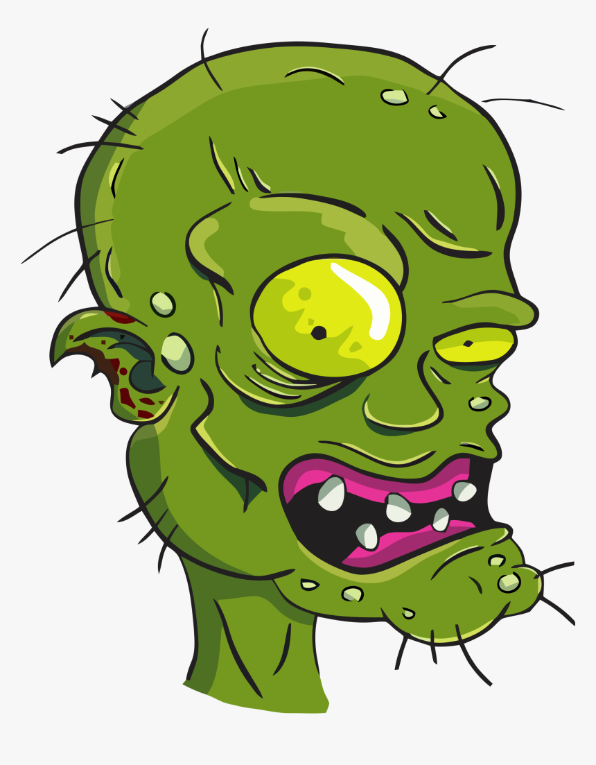 Computer Icons Zombie Drawing Head Face - Free Png Zombie Faces, Transparent Png, Free Download
