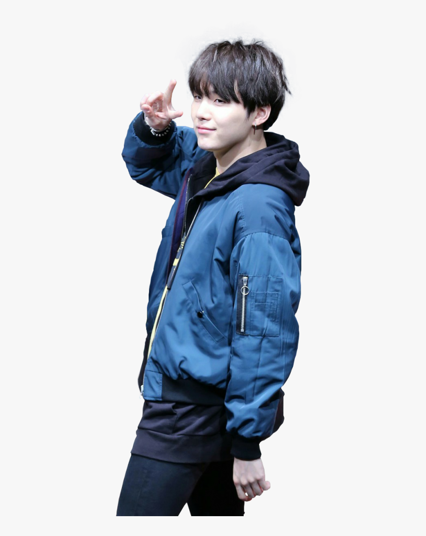 Kpop Blue Clothing Suga Bts Download Hq Png - De Bts Suga Png, Transparent Png, Free Download