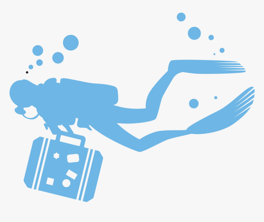 Underwater Diving Scuba Diving Scuba Set Clip Art - Underwater Diving, HD Png Download, Free Download