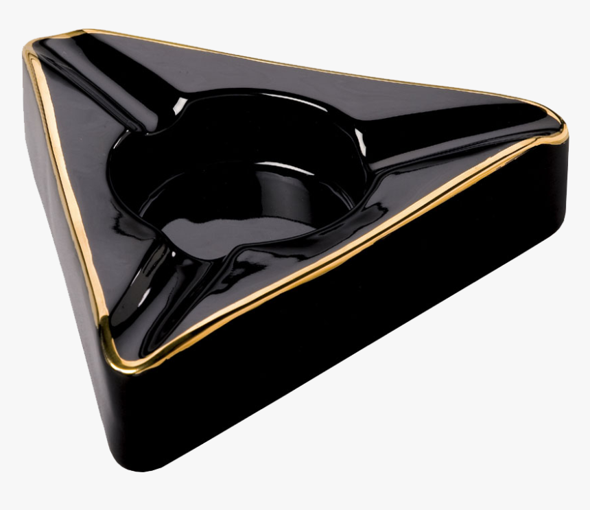 Trident Triangle Black Cigar Ashtray - Cigars, HD Png Download, Free Download