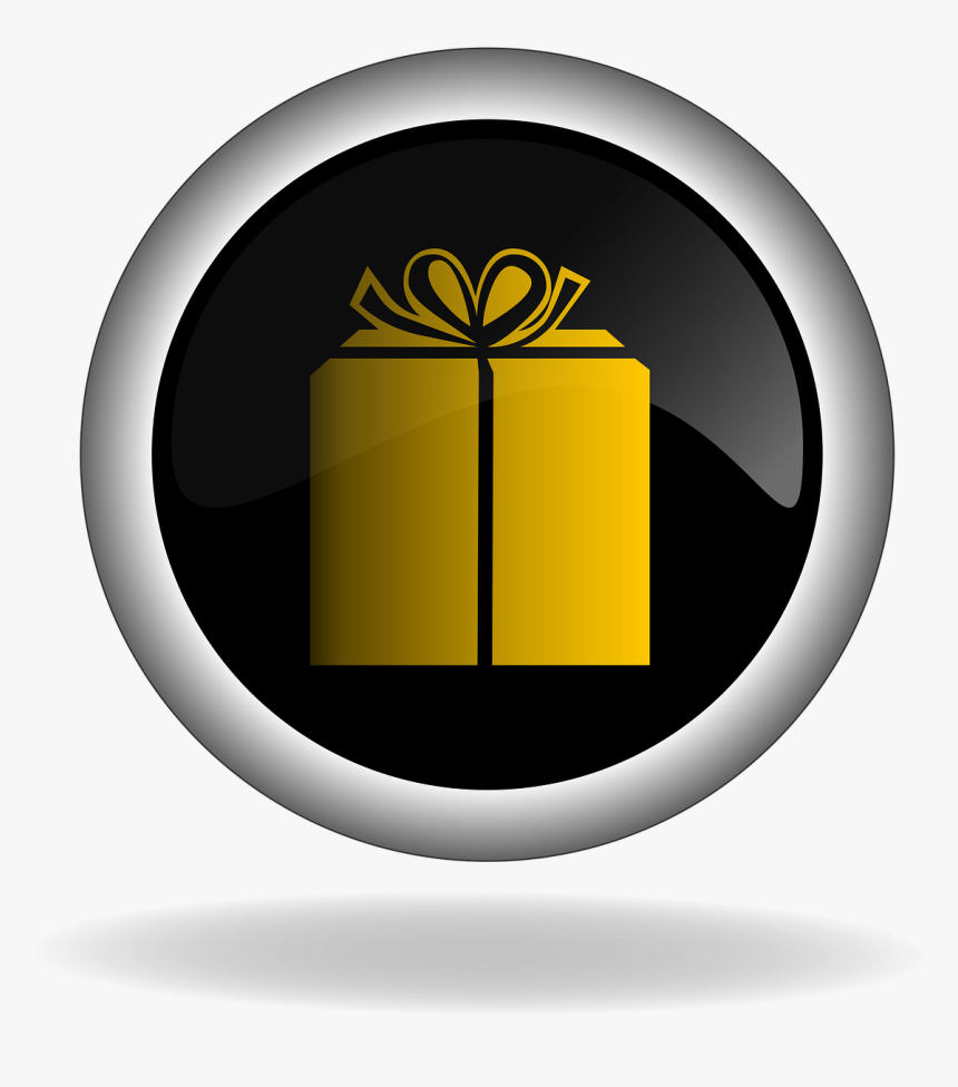 Gift Logo Icon Button, HD Png Download, Free Download