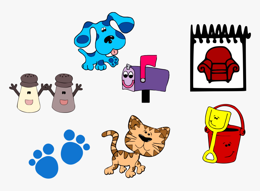 Blue"s Clues Clip Art And Set Clipart Png - Blue's Clues Picture Art, Transparent Png, Free Download