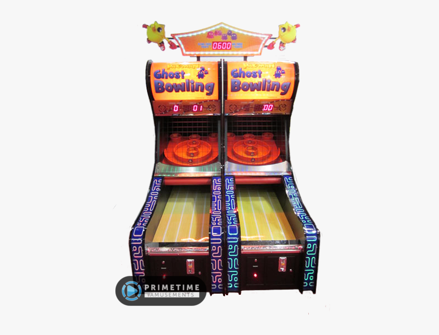 Pac Man Ghost Bowling Ghost Bowling Game Machines Hd Png Download Kindpng