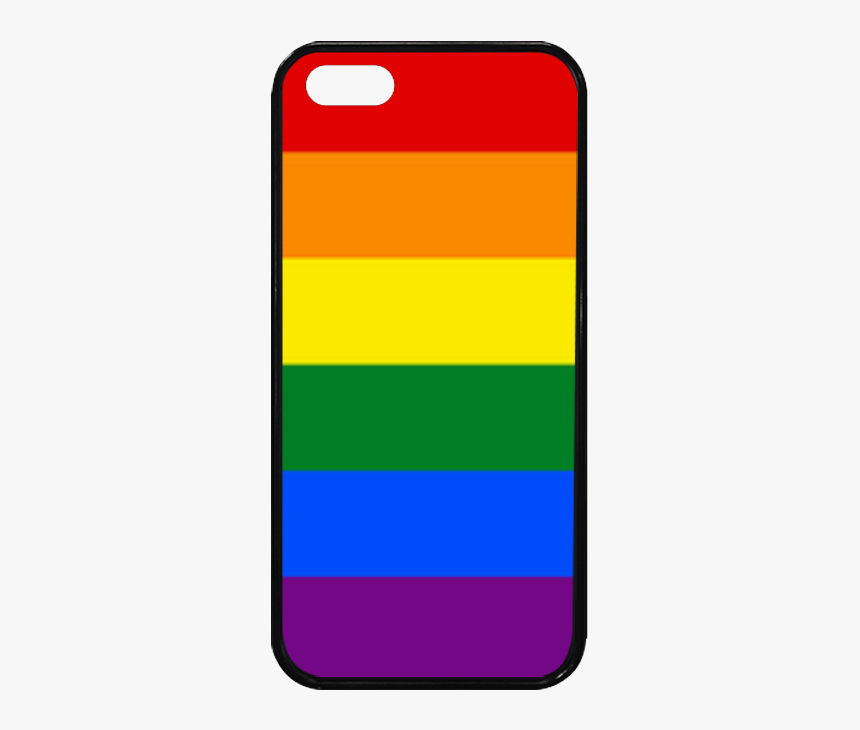 Gay Pride Rainbow Flag Stripes Rubber Case For Iphone - Mobile Phone, HD Png Download, Free Download