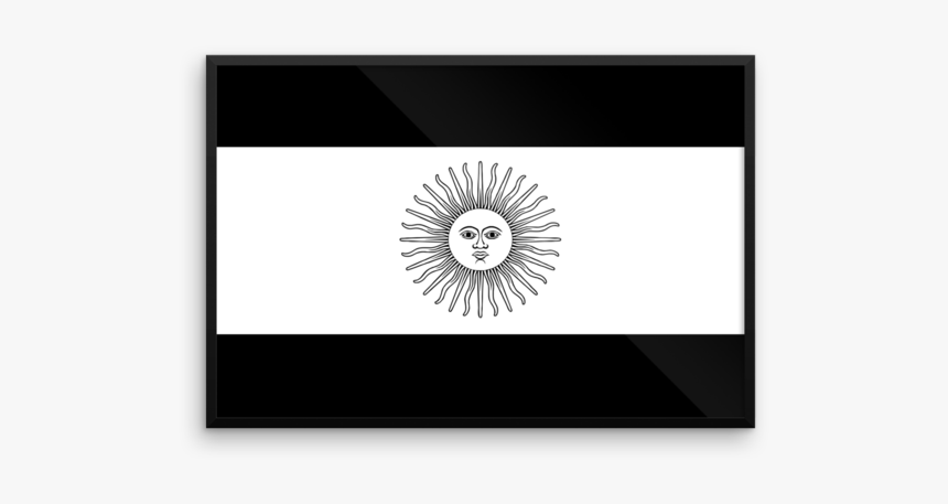 Argentina Flag Wall Art - Circle, HD Png Download, Free Download