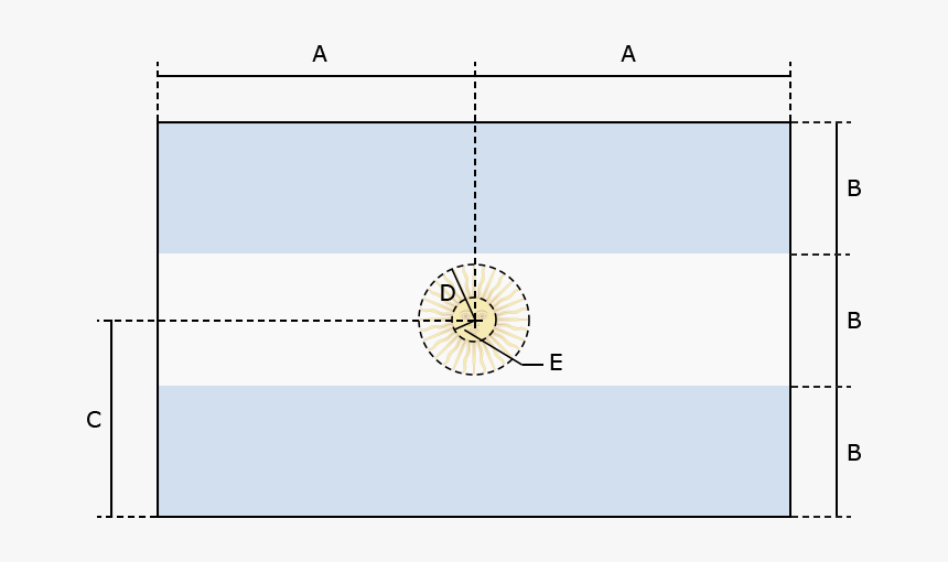 Argentina Flag Construction Sheet, HD Png Download, Free Download