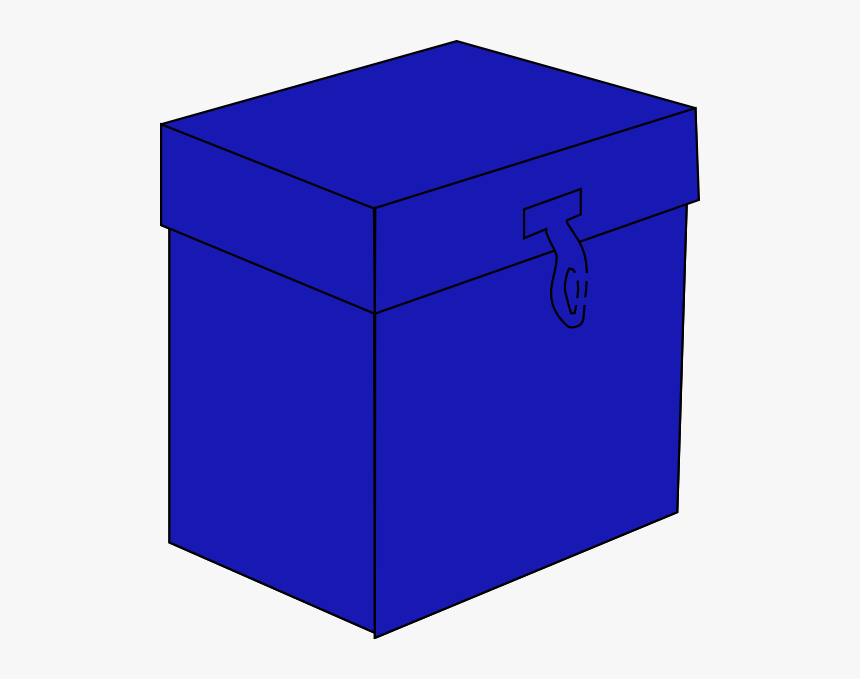 Transparent Blue Box Png - Clip Art Blue Box, Png Download - kindpng