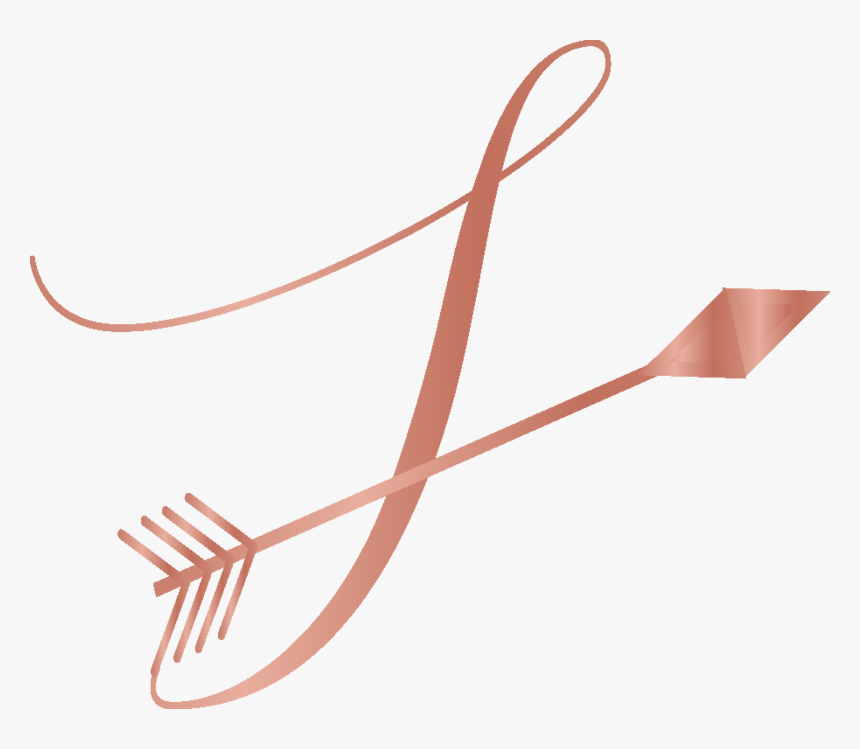 Transparent Gold Arrow Png - Rose Gold Line Transparent, Png Download, Free Download