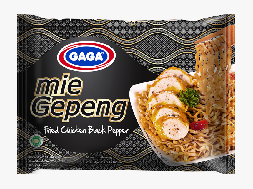 Mie Gepeng Gaga Lada Hitam, HD Png Download, Free Download