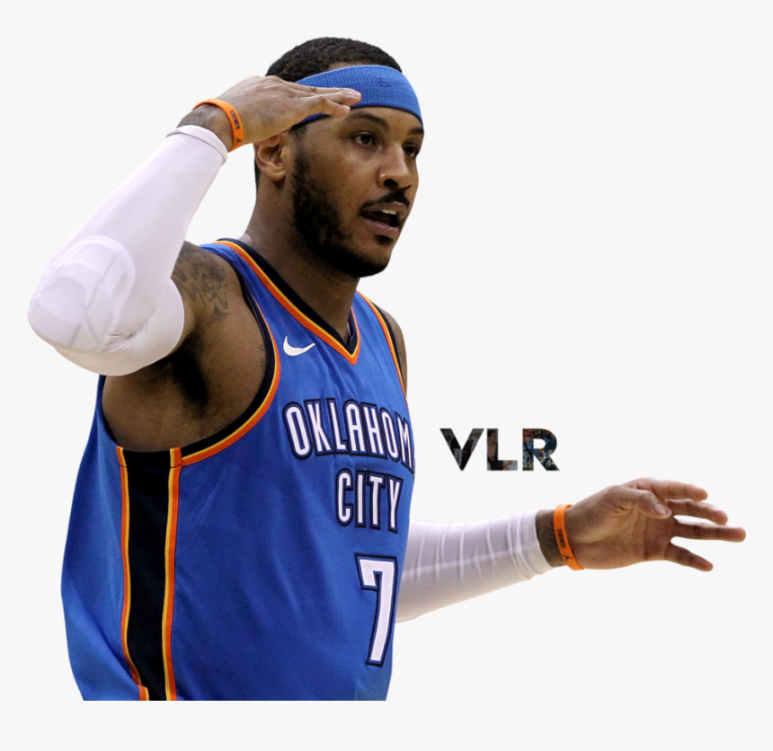 Carmelo Anthony Png - Carmelo Anthony Thunder Transparent, Png Download, Free Download