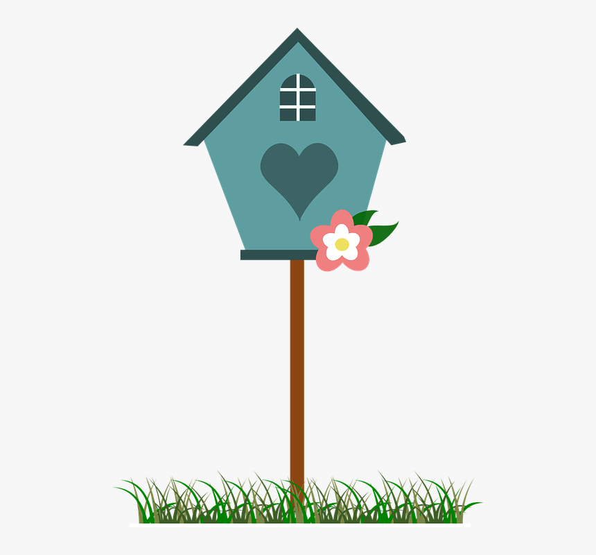 Transparent Grass Vector Png - Cute Bird House Clip Art, Png Download, Free Download