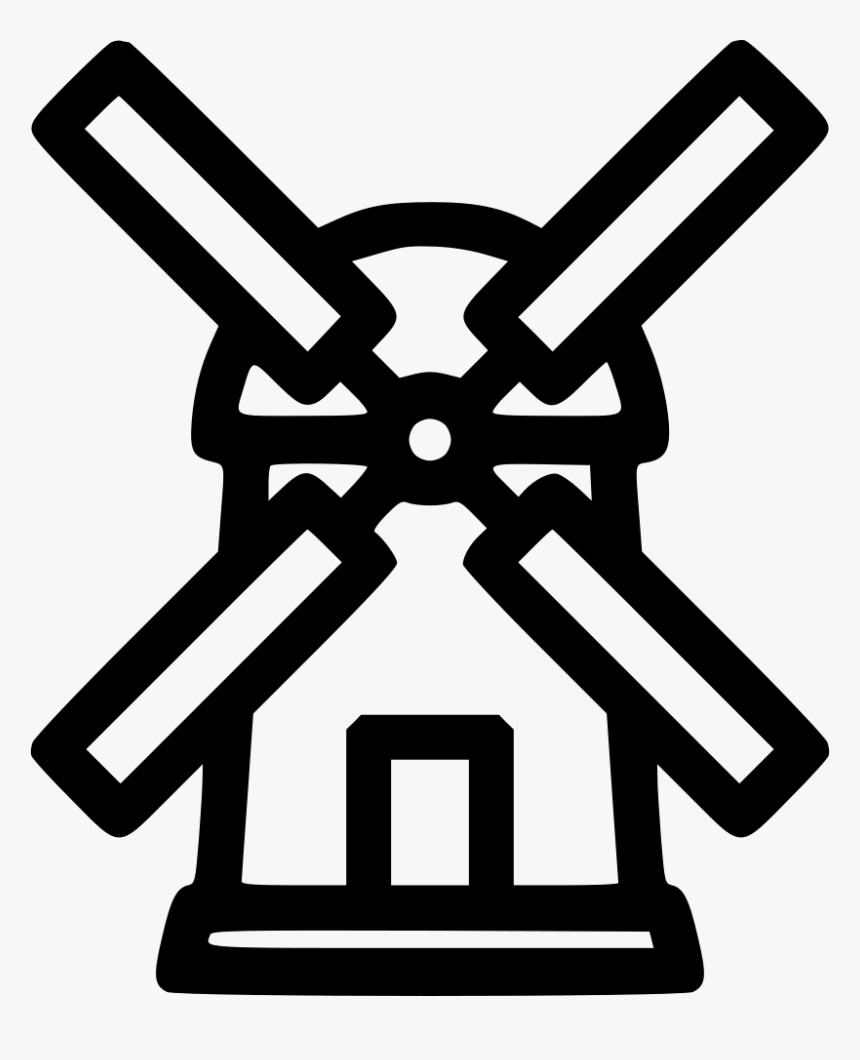 Windmill - Flour Industry Icon, HD Png Download, Free Download