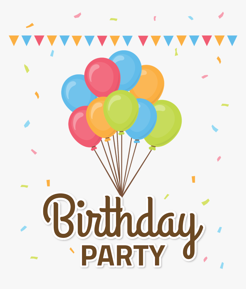 Birthday Party Png Wallpapers - Graphic Design, Transparent Png - kindpng