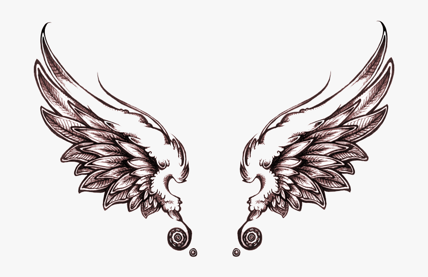 Wings Tattoos Clipart Transparent Background - Chest Tattoo Png, Png