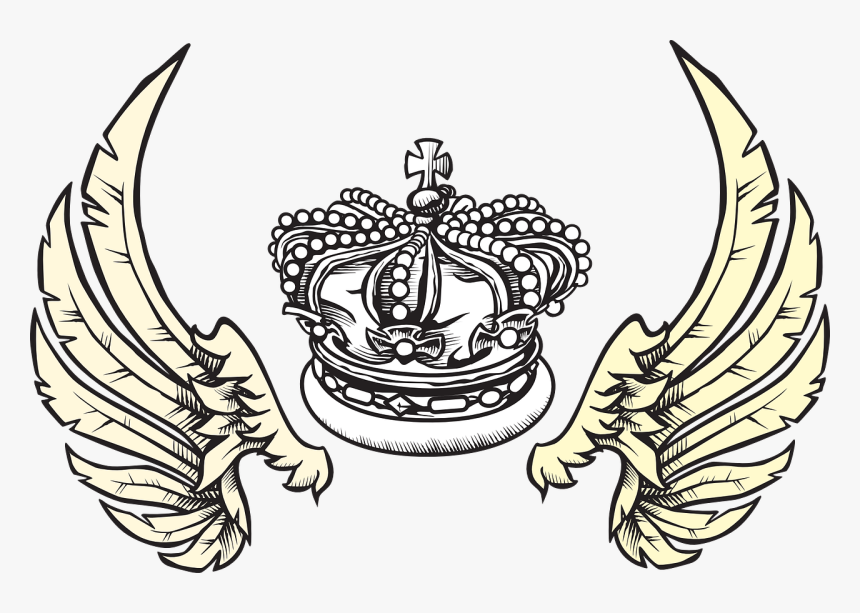 Crown And Wings, HD Png Download, Free Download