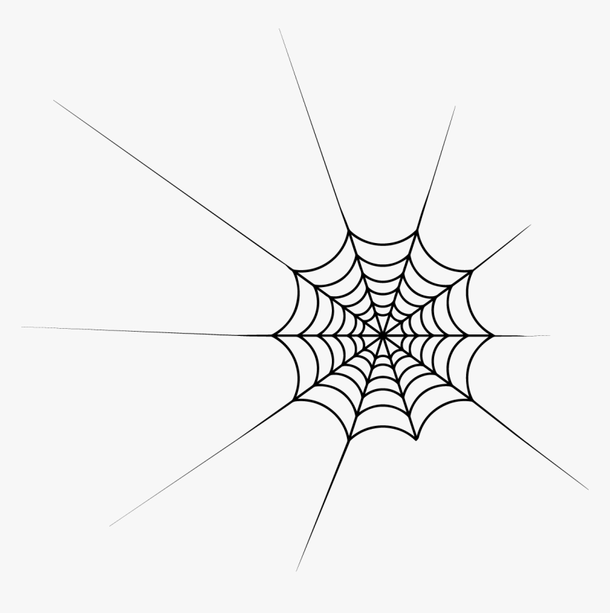 Spider Man Web Drawing, HD Png Download kindpng