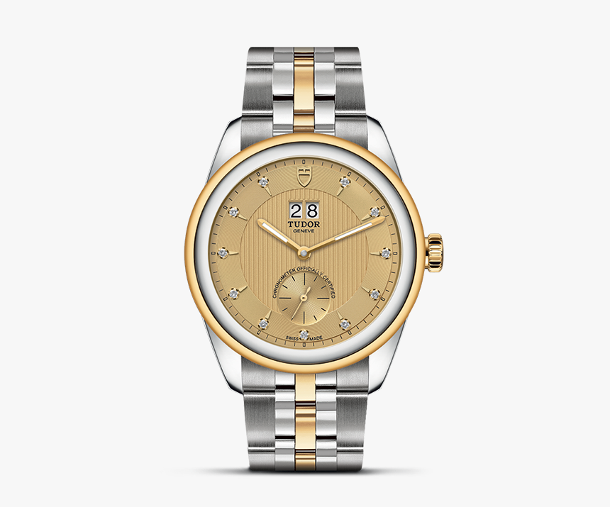 Tudor Glamour Double Date Black Diamond, HD Png Download, Free Download