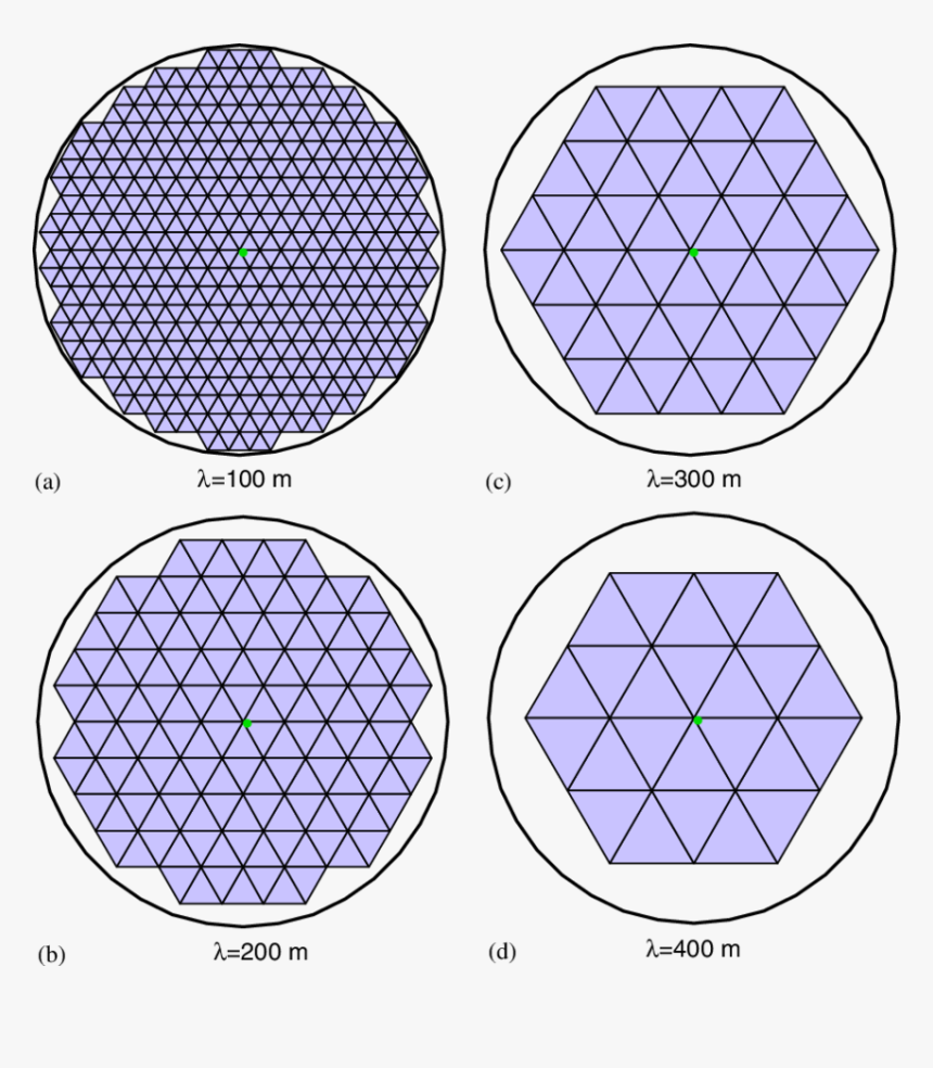 Equilateral Triangle Tessellation Packing Into A Coverage - Equilateral Triangle Tessellation, HD Png Download, Free Download